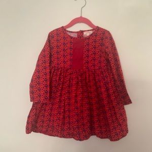 Vintage Floral French boutique long sleeve dress